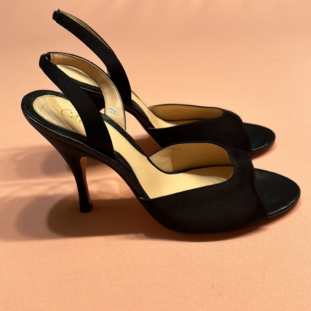New Cole Haan black satin shoes. Size 8. - Picture 6 of 7